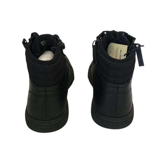 ALDO Men’s Preralithh Leather Ankle Boots Black 9.5 - Picture 8 of 11